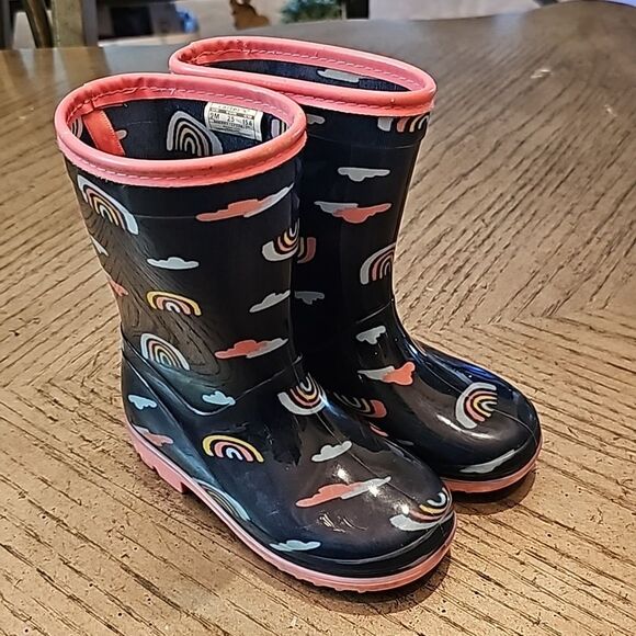 Toddler rain boot rainbow size 9 Carters - Picture 8 of 11